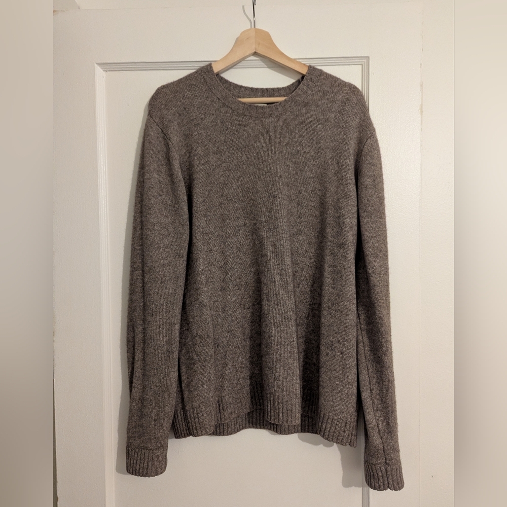 Taylor Stitch Brown Baby Yak Sweater